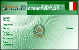 Calcolo codice fiscale estero ministero delle finanze